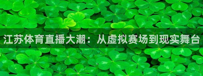 jrs直播低调看直播nba直播 龙门直播：江苏体育直播大潮：从虚拟赛场到现实舞台