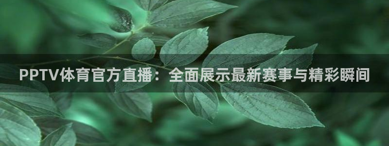 龙门令1至100集免费观看：PPTV体育官方直播：全面展示最新赛事与精彩瞬间